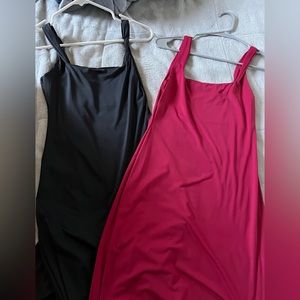 Maxi dress set black and red size XS - NEVER WORN selling as a SET